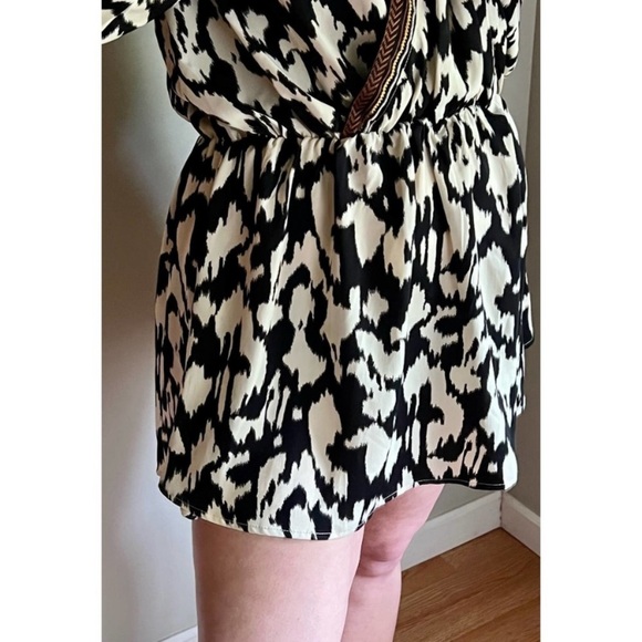 Animal Print Embroidered V-neck Dress by Umgee - Picture 5 of 16